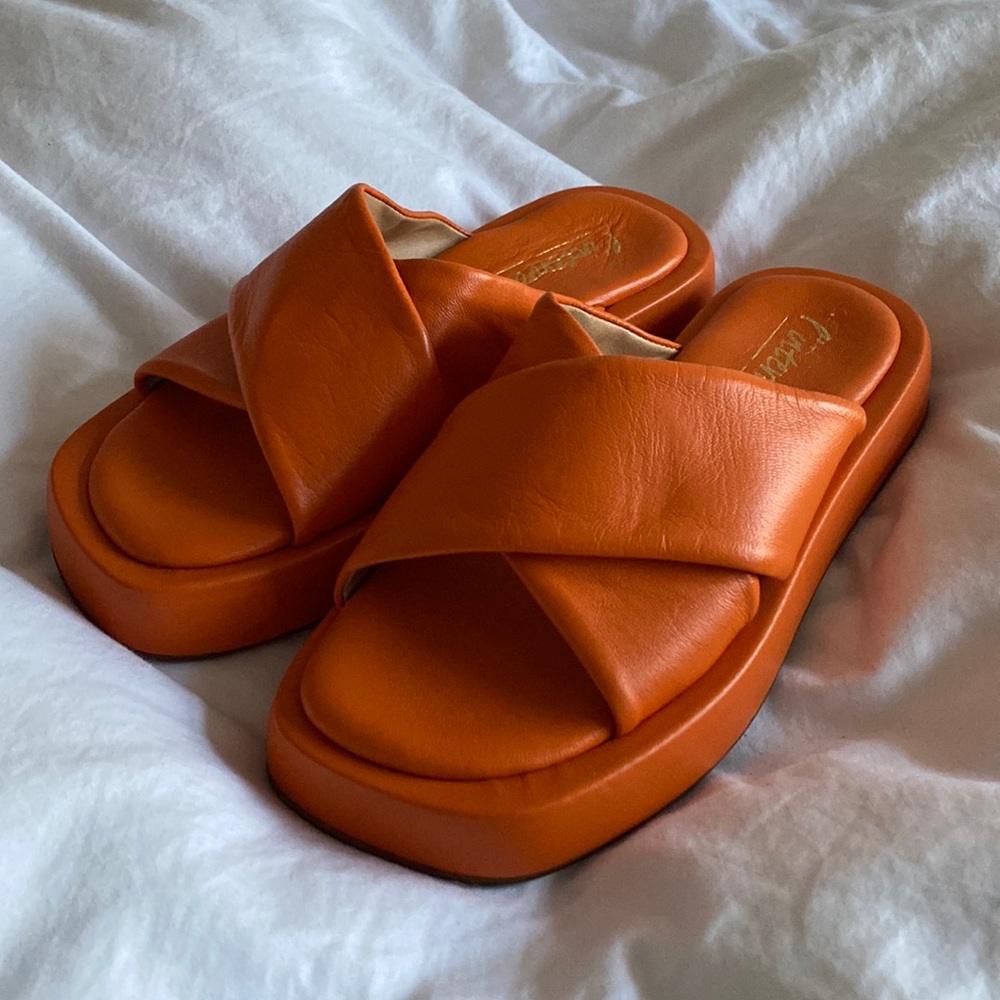 SOLDOrange Platform Sandals - Size 38 - L’Intervalle